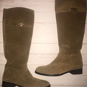 Tory Burch Brown Suede Boots
